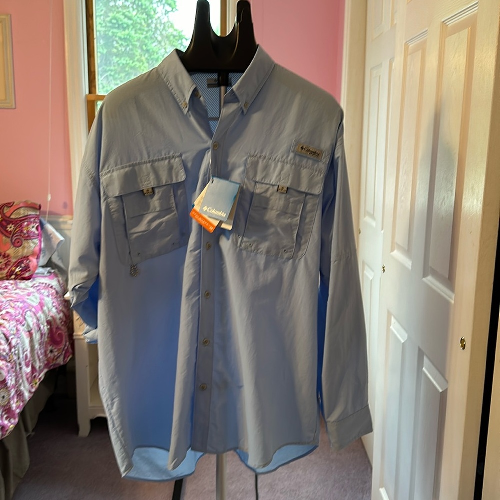 Columbia Bahama ll L/S Shirt size Large